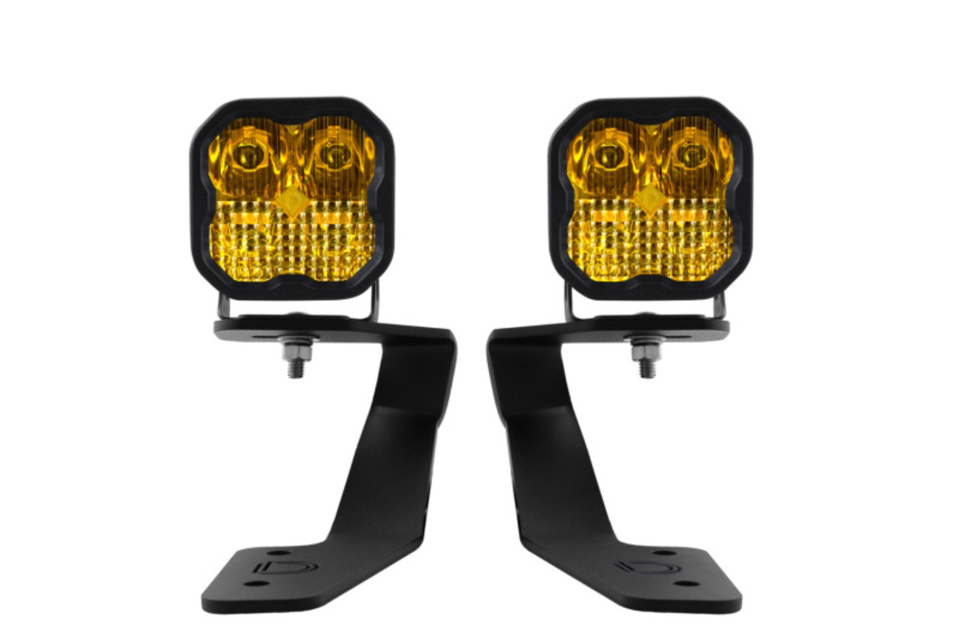 Picture of Diode Dynamics 18-21 Subaru Crosstrek Sport SS3 LED Ditch Light Kit - Yellow Combo