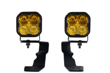 Picture of Diode Dynamics 15-21 Subaru WRX/STi Sport SS3 LED Ditch Light Kit - Yellow Combo