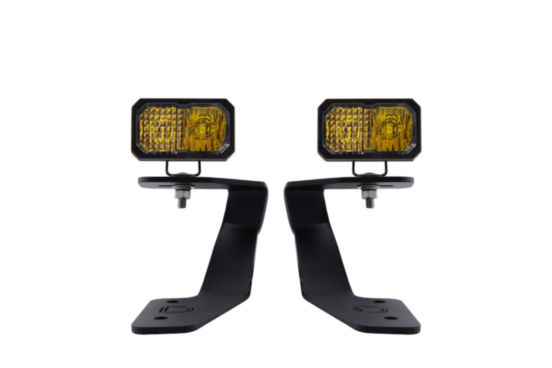 Picture of Diode Dynamics 18-21 Subaru Crosstrek Stage Series 2in LED Ditch Light Kit - Yellow Pro Combo