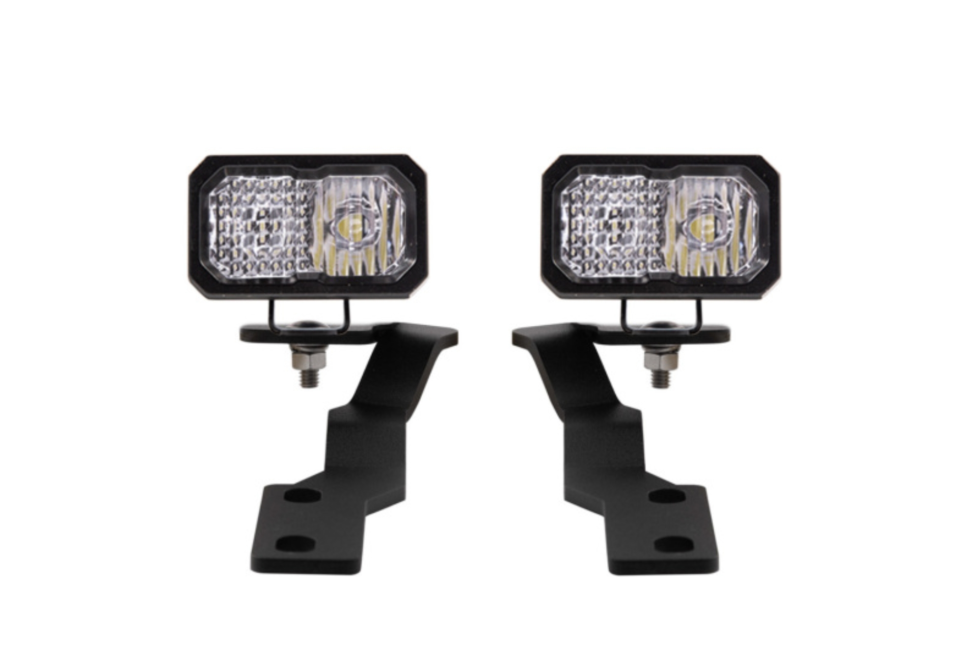 Picture of Diode Dynamics 16-21 Toyota Tacoma Stage Series 2in LED Ditch Light Kit Sport - White Combo