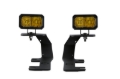 Picture of Diode Dynamics 14-19 Silverado/Sierra SSC2 LED Ditch Light Kit - Yellow Pro Combo