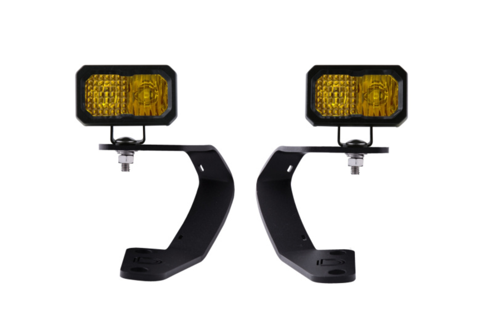 Picture of Diode Dynamics 10-21 Toyota 4Runner Stage Series 2in LED Ditch Light Kit - Yellow Pro Combo