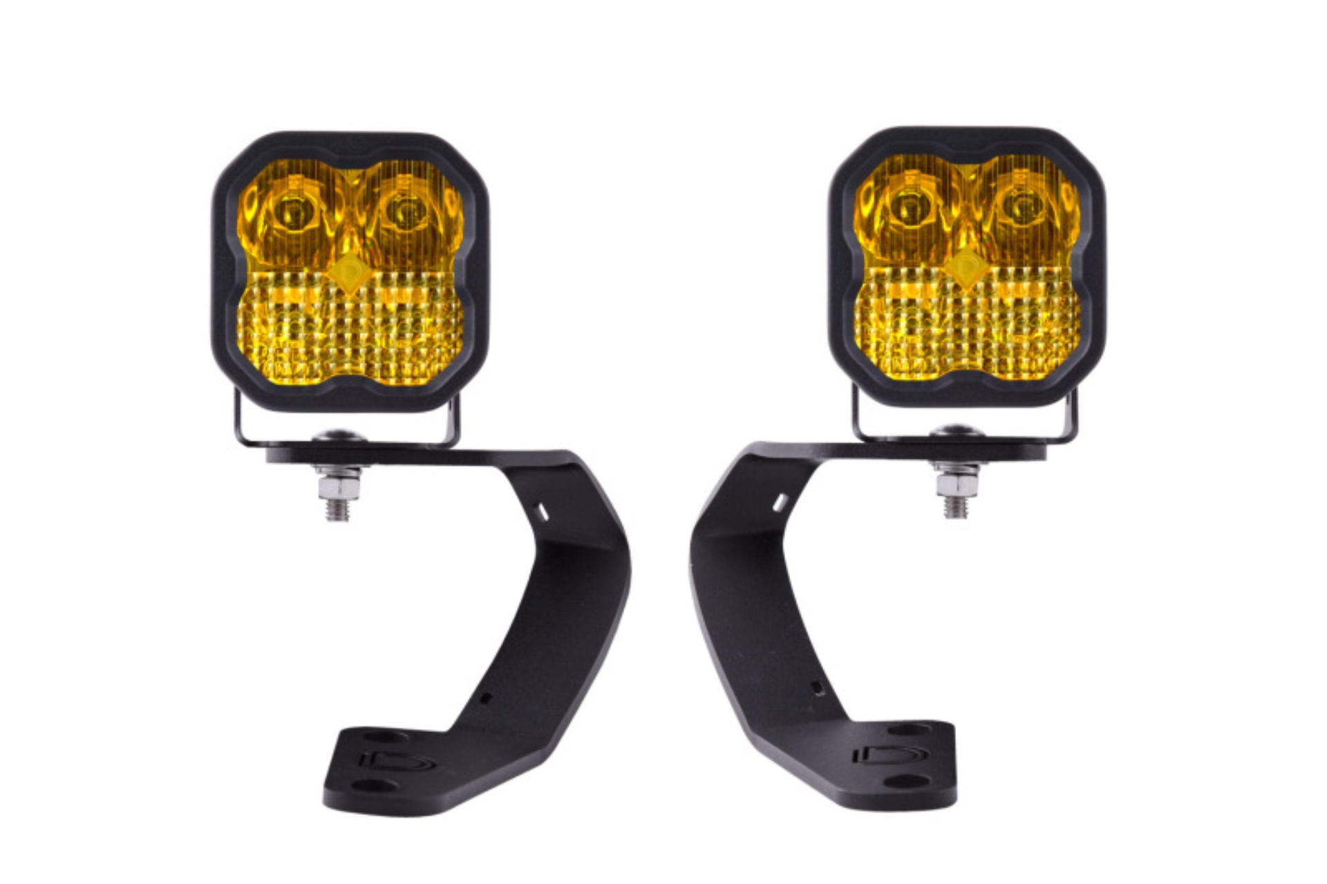 Picture of Diode Dynamics 10-21 Toyota 4Runner SS3 LED Ditch Light Kit - Sport Yellow Combo