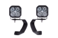 Picture of Diode Dynamics 10-21 Toyota 4Runner SS3 LED Ditch Light Kit Sport - White Combo