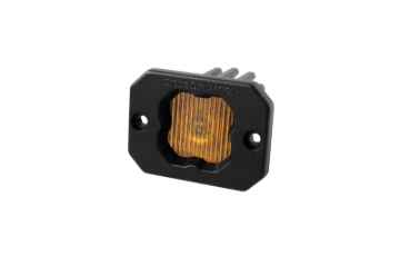 Picture of Diode Dynamics Stage Series C1 LED Pod - Yellow SAE Fog Flush ABL Each