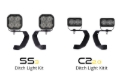 Picture of Diode Dynamics 10-21 Toyota 4Runner SS3 LED Ditch Light Kit Sport - White Combo