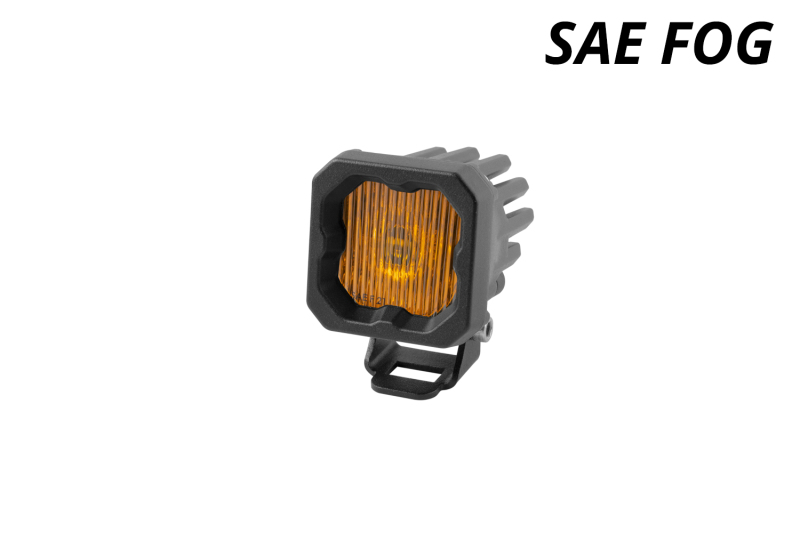 Picture of Diode Dynamics Stage Series C1 LED Pod - Yellow SAE Fog Standard ABL Each