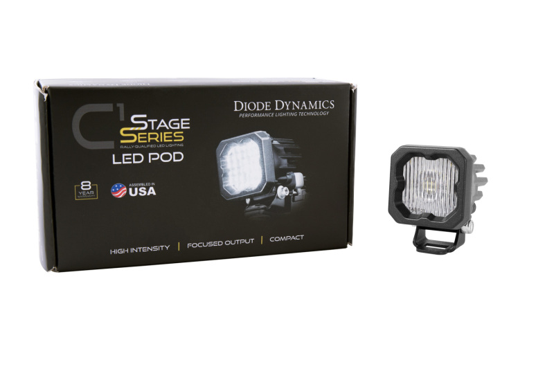 Picture of Diode Dynamics Stage Series C1 LED Pod - White SAE Fog Standard ABL Each