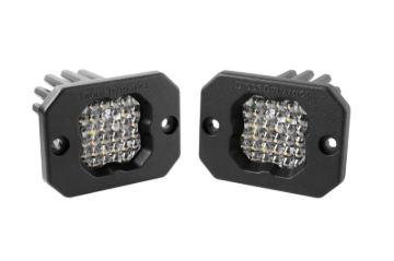 Picture of Diode Dynamics Stage Series C1 LED Pod Pro - White Flood Flush ABL (Pair)