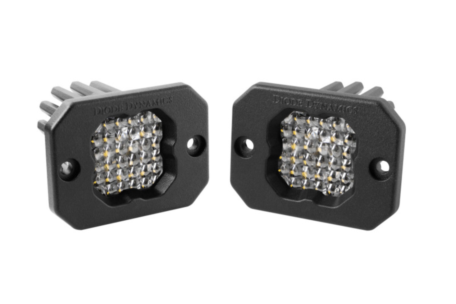 Picture of Diode Dynamics Stage Series C1 LED Pod Sport - White Flood Flush RBL (Pair)