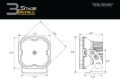 Picture of Diode Dynamics 2021 Ford Bronco SS3 LED Ditch Light Kit - Pro White Combo