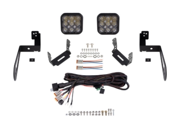 Picture of Diode Dynamics Jeep JK SS5 CrossLink Bumper Lightbar Kit Sport Driving