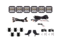 Picture of Diode Dynamics Bronco SS5 6-Pod CrossLink Grille Lightbar Kit Sport - White Combo