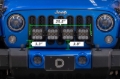 Picture of Diode Dynamics Jeep JK SS5 4-Pod CrossLink Grille Lightbar Kit Sport - White Combo
