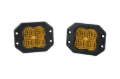 Picture of Diode Dynamics SS3 Sport ABL - Yellow Flood Flush (Pair)