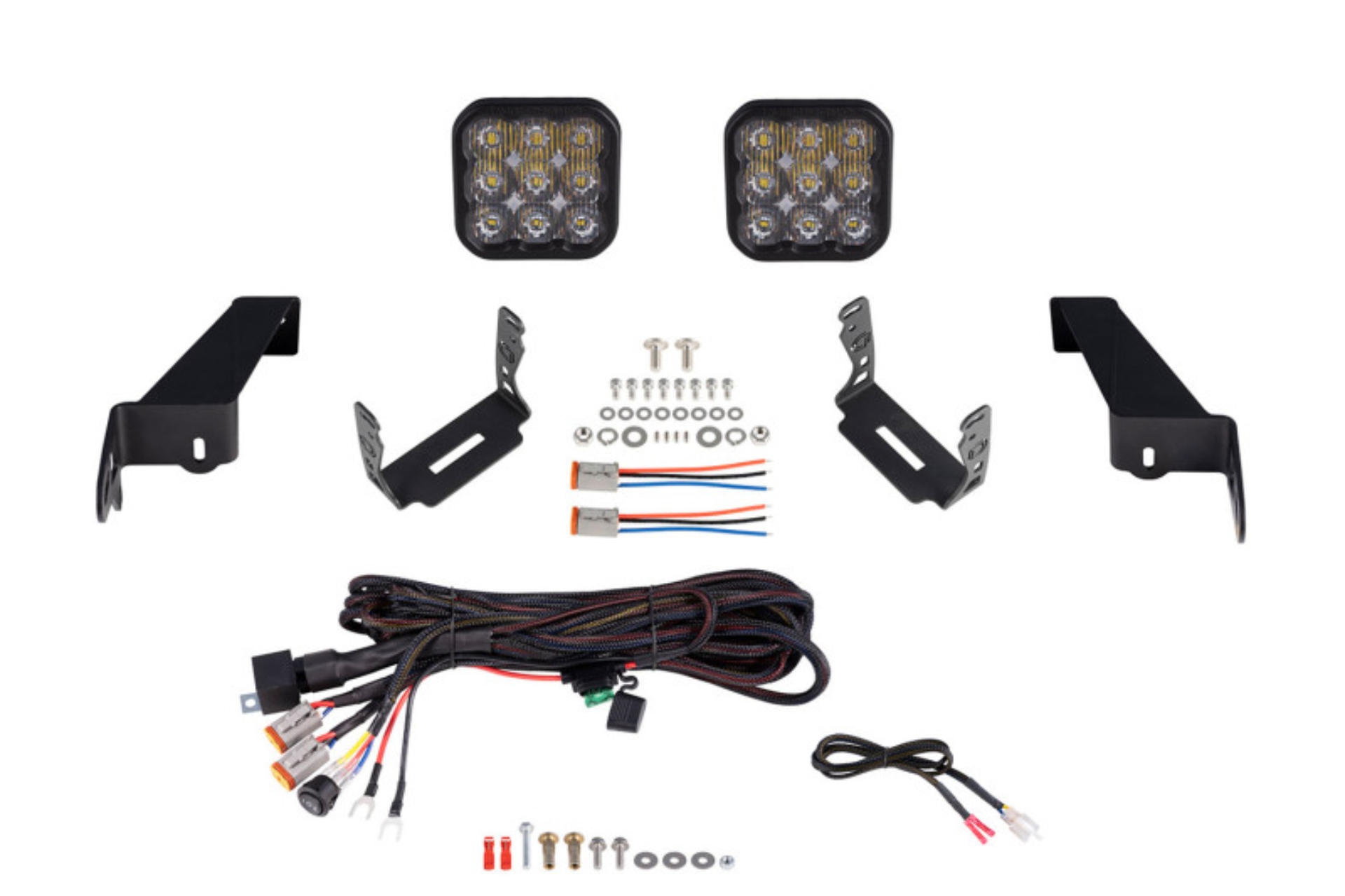 Picture of Diode Dynamics Jeep JL SS5 CrossLink Bumper Lightbar Kit Sport Driving
