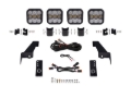 Picture of Diode Dynamics Jeep JL SS5 4-Pod CrossLink Grille Lightbar Kit Sport - White Combo
