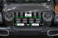 Picture of Diode Dynamics Jeep JL SS5 4-Pod CrossLink Grille Lightbar Kit Pro - Yellow Combo