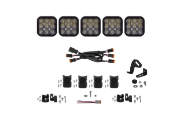 Picture of Diode Dynamics SS5 Pro Universal CrossLink 5-Pod Lightbar - White Driving