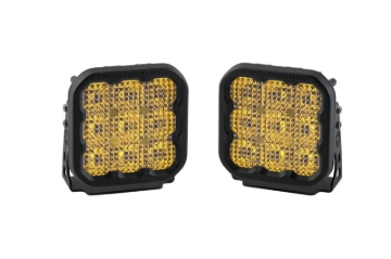 Picture of Diode Dynamics SS5 LED Pod Pro - Yellow Flood (Pair)