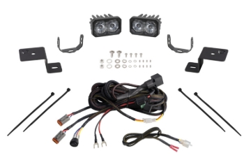 Picture of Diode Dynamics 21-22 Ford F-150 SSC2 Stage Series Backlit Ditch Light Kit - Pro White Combo