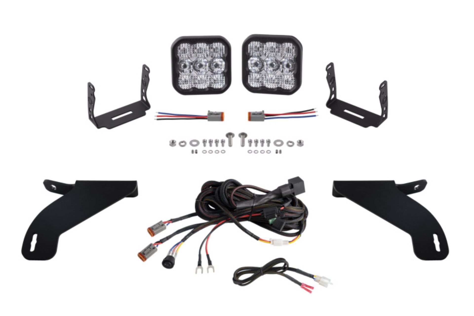 Picture of Diode Dynamics 21-22 Ford F-150 SS5 Bumper LED Pod Light Kit Sport - White Combo