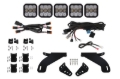 Picture of Diode Dynamics 21-22 Ford F-150 SS5 Grille CrossLink Lightbar Kit- Pro White Combo