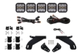 Picture of Diode Dynamics 21-22 Ford F-150 SS5 Grille CrossLink Lightbar Kit - Sport - White Combo