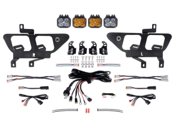 Picture of Diode Dynamics 21-22 Ford F-150 SS3 LED Fog Pocket Kit - Yellow Max