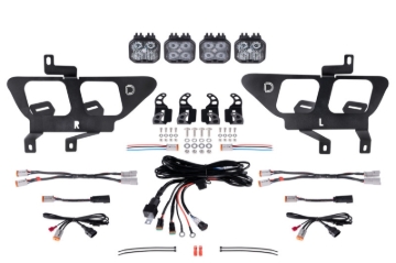 Picture of Diode Dynamics 21-22 Ford F-150 SS3 LED Fog Pocket Kit - White Max