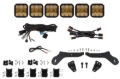 Picture of Diode Dynamics 17-20 Ford Raptor SS5 Grille CrossLink Lightbar Kit - Yellow Pro Combo