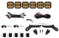 Picture of Diode Dynamics 17-20 Ford Raptor SS5 Grille CrossLink Lightbar Kit - Sport Yellow Combo