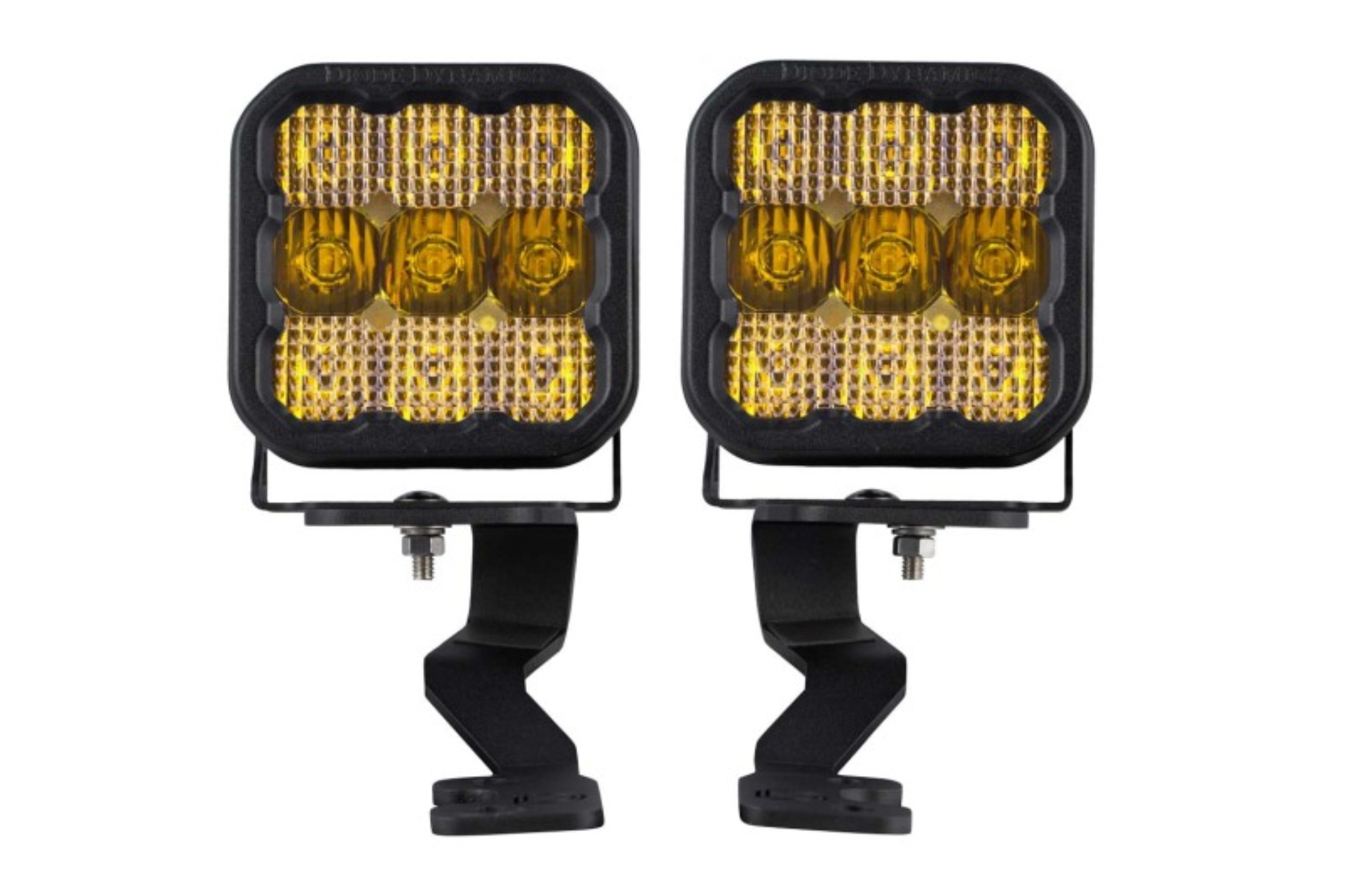 Picture of Diode Dynamics 2022 Toyota Tundra SS5 Sport Stage Series Ditch Light Kit - Yellow Combo