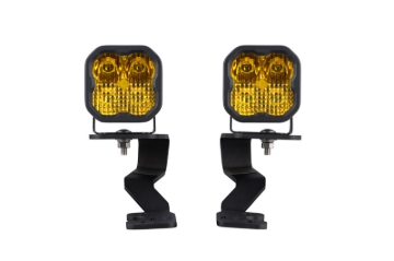 Picture of Diode Dynamics 2022 Toyota Tundra SS3 Pro Stage Series Ditch Light Kit - Yellow Combo