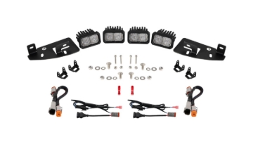 Picture of Diode Dynamics SSC2 LED Fog Pocket Kit for 2019-Present Ram - White Sport
