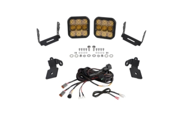 Picture of Diode Dynamics 20-Present Polaris RZR A-Pillar LED Pod Kit SS5 Pro - Yellow Combo