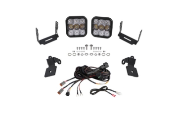 Picture of Diode Dynamics 20-Present Polaris RZR A-Pillar LED Pod Kit SS5 Pro - White Combo