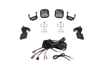 Picture of Diode Dynamics 20-Present Polaris RZR A-Pillar LED Pod Kit SS3 Pro - White Combo