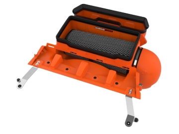 Picture of aFe 21-23 RAM 1500 TRX V8-6.2L SC Magnum FORCE Stage2 Orange Edition Cold Air Intake System w/Pro 5R
