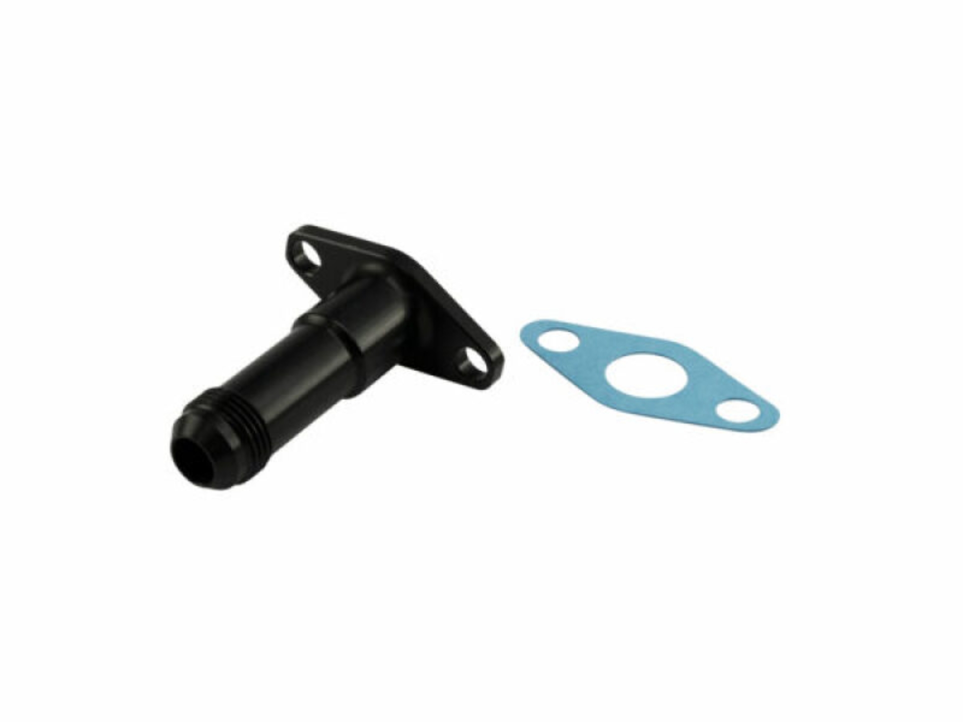 Picture of Turbosmart 50.8mm 10AN 75mm Extended Oil Drain - Black