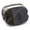 Picture of Letric Lighting 99-23 Square Back Model SO-LO Slantback Low-Profile LED Taillight - Smoke Lens