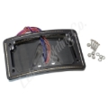 Picture of Letric Lighting 99-03 Sportster Perfect Plate Light Black Curved License Plate Frame