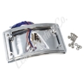 Picture of Letric Lighting 04-13 Sportster Perfect Plate Light Chrome Curved License Plate Frame