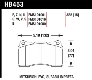 Picture of Hawk 03-06 Evo / 09-10 Evo X / 04-09 STi / 09-10 Genesis Coupe (Track Only) / 2010 Camaro SS / 08-09
