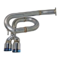 Picture of Remark 2022+ Honda Civic Sport Hatchback FL2 (Link Loop) Cat-Back Exhaust Burnt Stainless Steel Tip