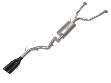 Picture of aFe 23-24 Toyota Sequoia V6 3.4L Vulcan Series 2-1/2in to 3in 304 SS Cat-Back Exhaust w/ Black Tip