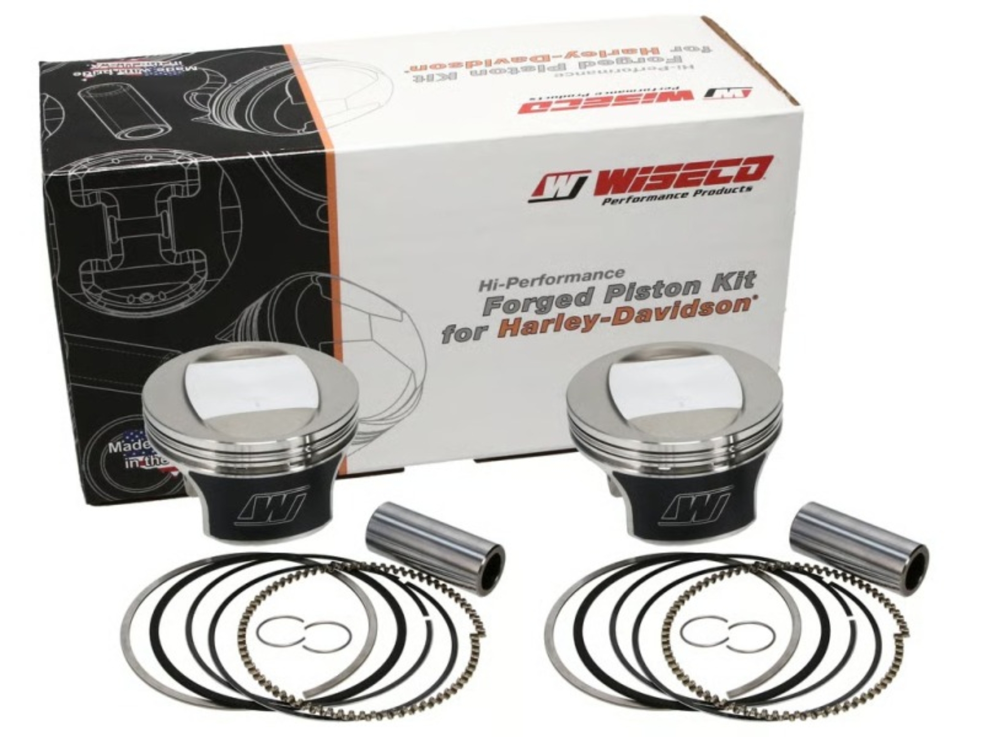 Picture of Wiseco Tracker Series HD TC88 To 95cid 9.51 CR Piston Kit