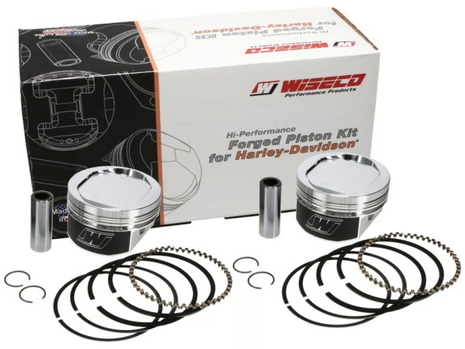 Picture of Wiseco 86-10 HD Evo 883 Overbore 1200 9.51 CR Piston Kit