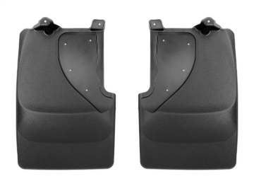 Picture of WeatherTech 22-23 Ford Bronco Raptor No Drill Mudflaps Rear Pair - Black