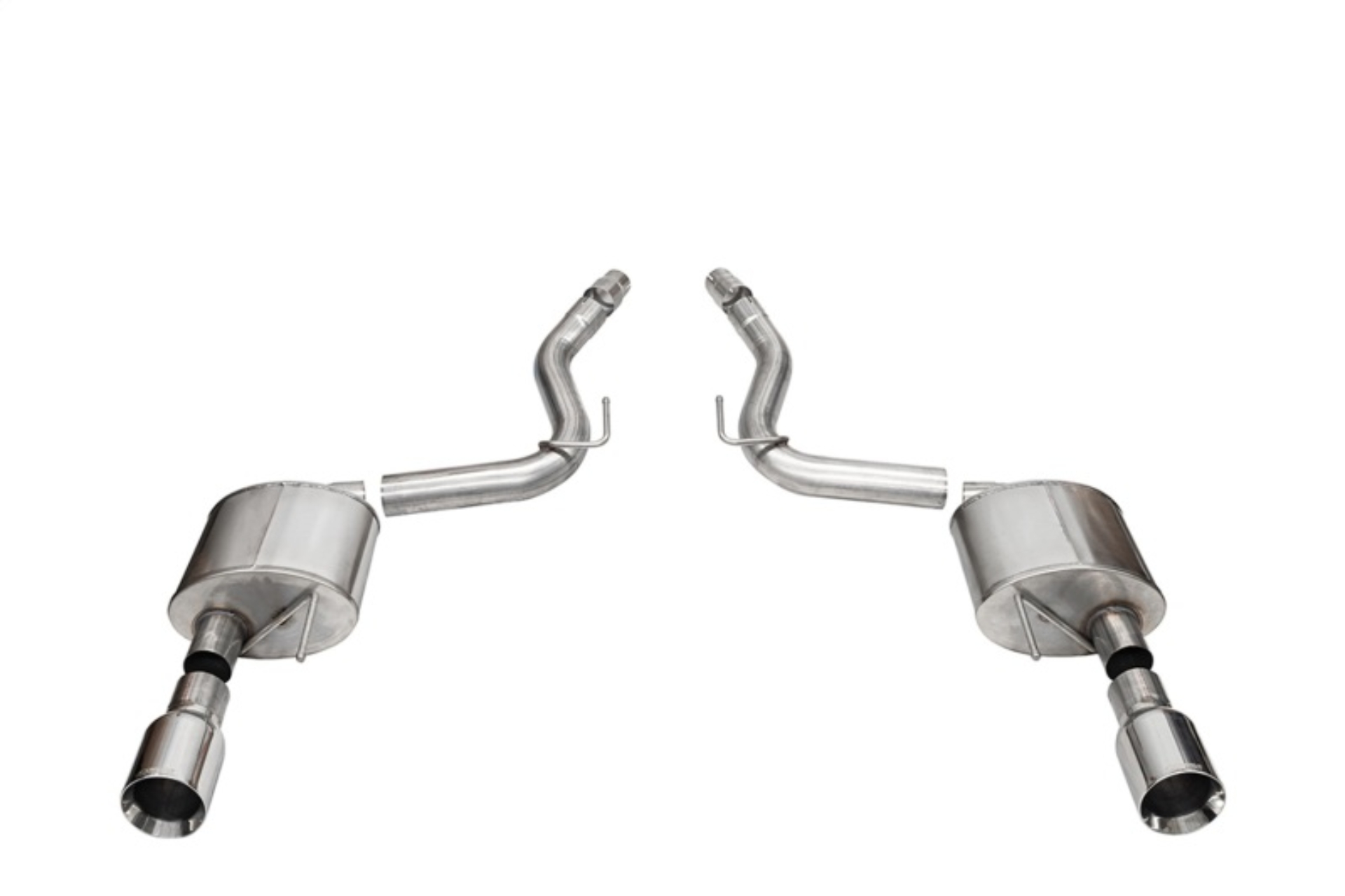 Picture of Corsa 2024+ Ford Mustang GT Sport Axle-Back Dual Rear Exit with 4.5in Straight Cut Polished Tips